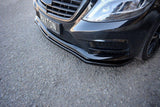 Front Lip / Front Splitter / Front Approach V.1 for Mercedes S-Class AMG-Line W222 by Maxton Design