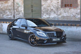 Front Lip / Front Splitter / Front Approach V.1 for Mercedes S-Class AMG-Line W222 by Maxton Design