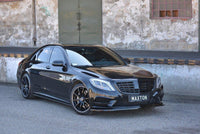 Front Lip / Front Splitter / Front Approach V.1 for Mercedes S-Class AMG-Line W222 by Maxton Design