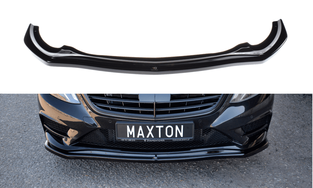 Front Lip / Front Splitter / Front Approach V.1 for Mercedes S-Class AMG-Line W222 by Maxton Design