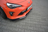 Front Splitter / Cup Schwert / Frontansatz V.1 für Toyota GT86 Facelift ZN6 von Maxton Design