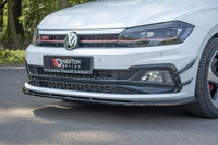 Front Diffusor / Front Splitter / Cup Schwert / Frontansatz V.1 für VW Polo GTI AW von Maxton Design