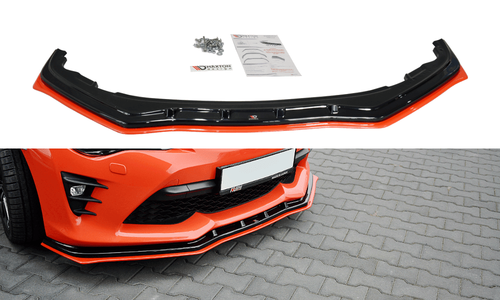 Front Splitter / Cup Schwert / Frontansatz V.4 für Toyota GT86 Facelift ZN6 von Maxton Design