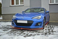 Front Splitter / Cup Schwert / Frontansatz V.5 für Subaru BRZ Facelift AS1 von Maxton Design