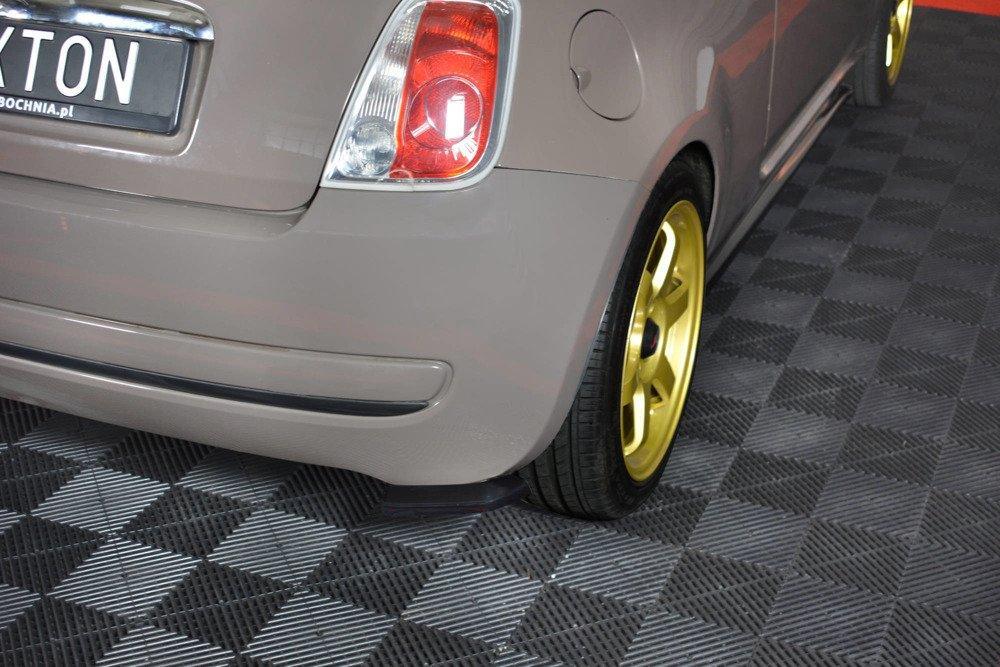 Seitliche Heck Diffusor Erweiterung für Fiat 500 von Maxton Design