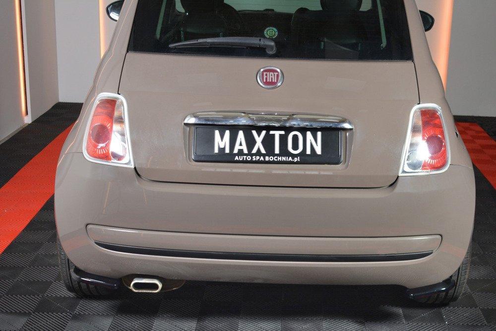 Seitliche Heck Diffusor Erweiterung für Fiat 500 von Maxton Design