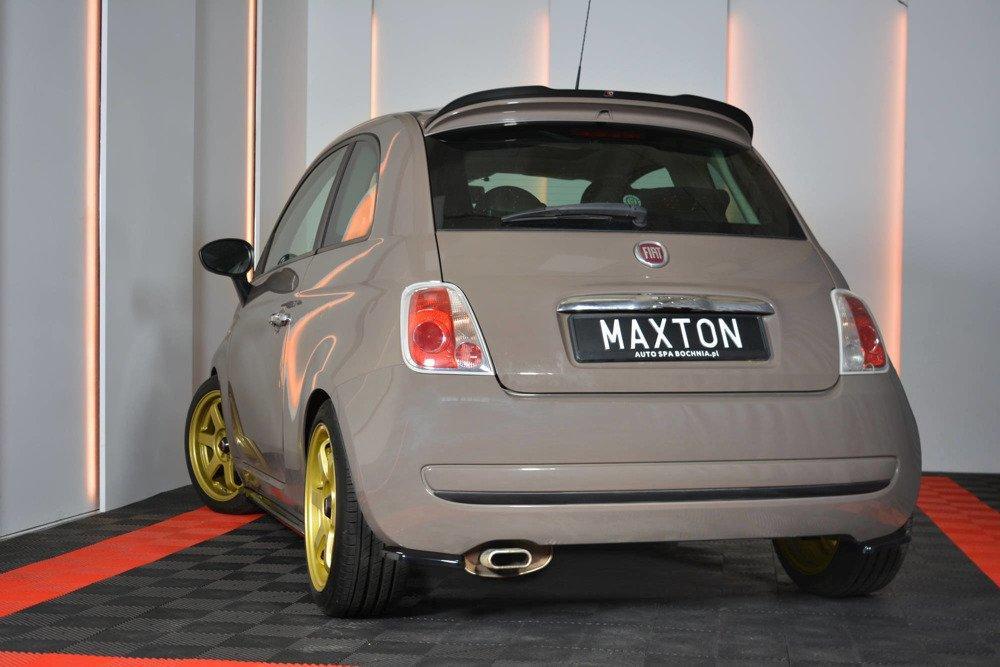 Seitliche Heck Diffusor Erweiterung für Fiat 500 von Maxton Design
