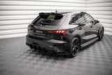 Seitliche Heck Diffusor Erweiterung Street Pro für Audi RS3 Sportback 8Y von Maxton Design