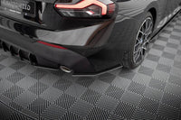 Seitliche Heck Diffusor Erweiterung Street Pro für BMW 2 Coupe G42 von Maxton Design