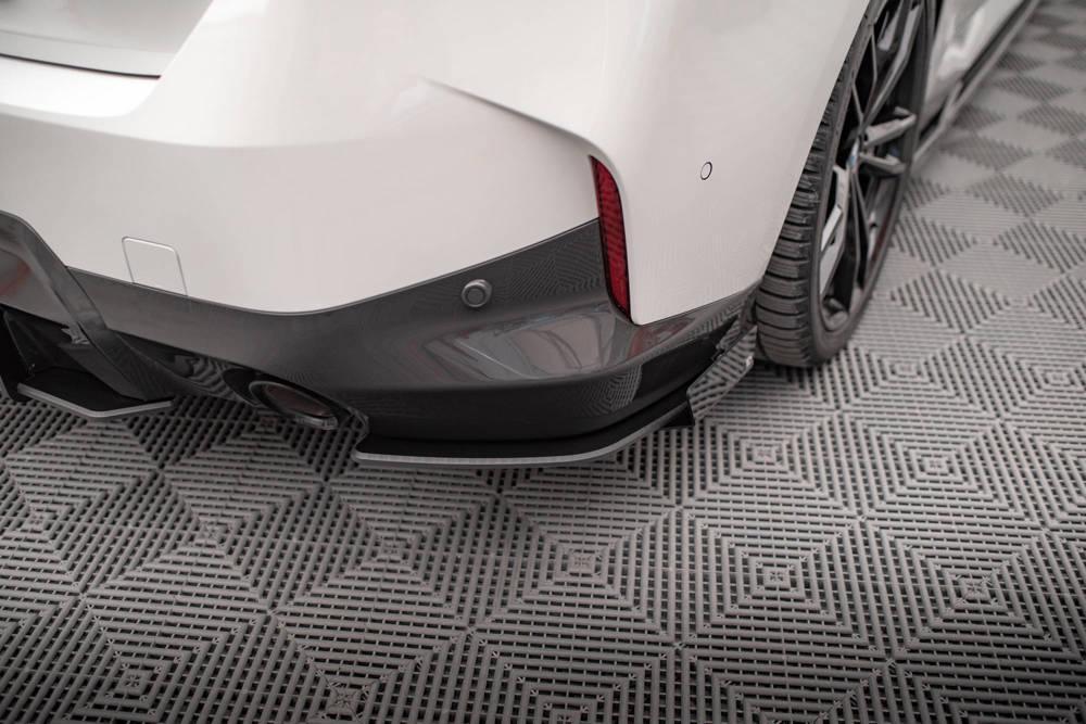 Seitliche Heck Diffusor Erweiterung V.2 für Audi A4 B9 8W S-Line von Maxton Design