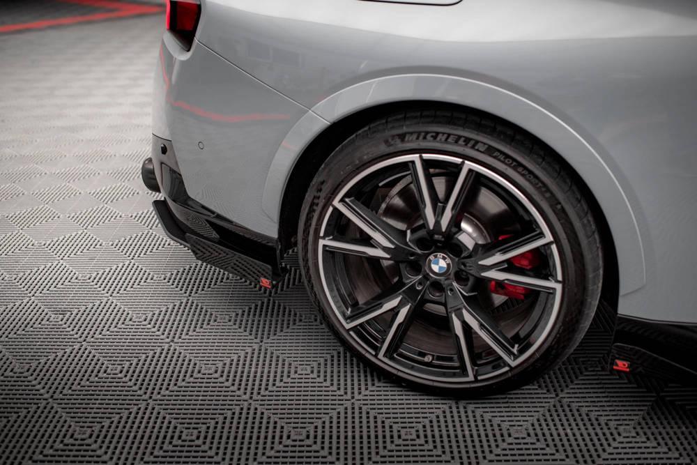 Seitliche Heck Diffusor Erweiterung V.2 für Audi A4 B9 8W S-Line von Maxton Design