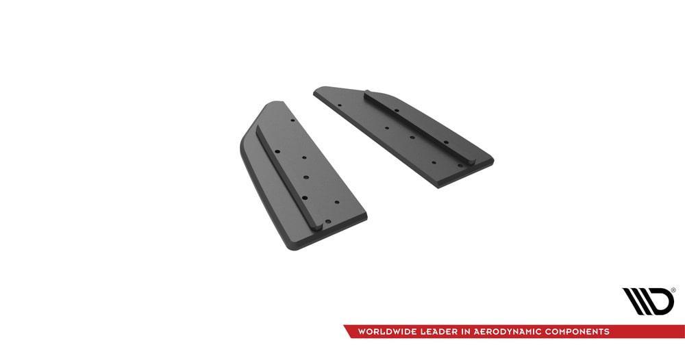 Seitliche Heck Diffusor Erweiterung Street Pro mit Flaps für Toyota GR Yaris MK4 von Maxton Design