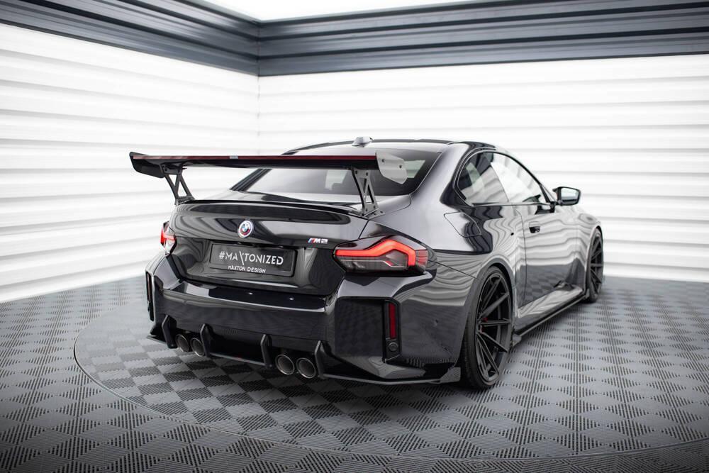 Seitliche Heck Diffusor Erweiterung Street Pro V.1 mit Flaps für BMW M2 G87von Maxton Design