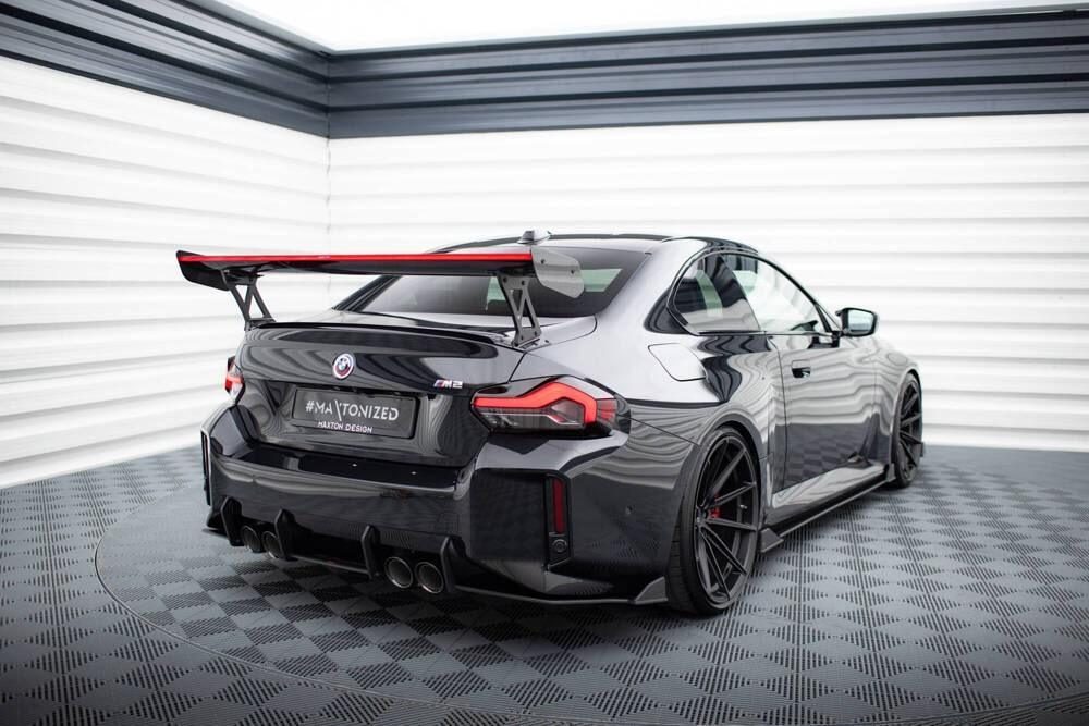 Seitliche Heck Diffusor Erweiterung Street Pro V.2 für BMW M2 G87 von Maxton Design