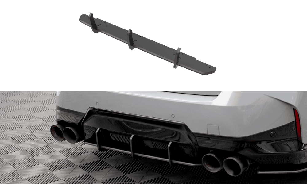 Zentraler Hinterer Splitter für Audi Q3 F3 S-Line von Maxton Design