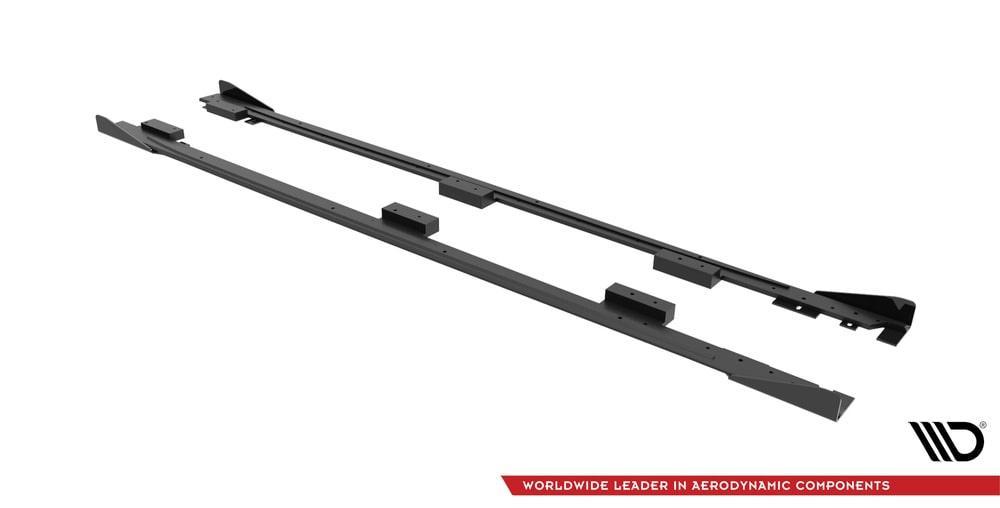 Seitenschweller Erweiterung Street Pro mit Flaps für Audi A3 8Y von Maxton Design