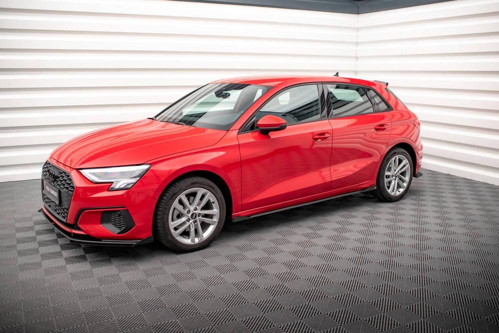 Seitenschweller Erweiterung Street Pro mit Flaps für Audi A3 8Y von Maxton Design
