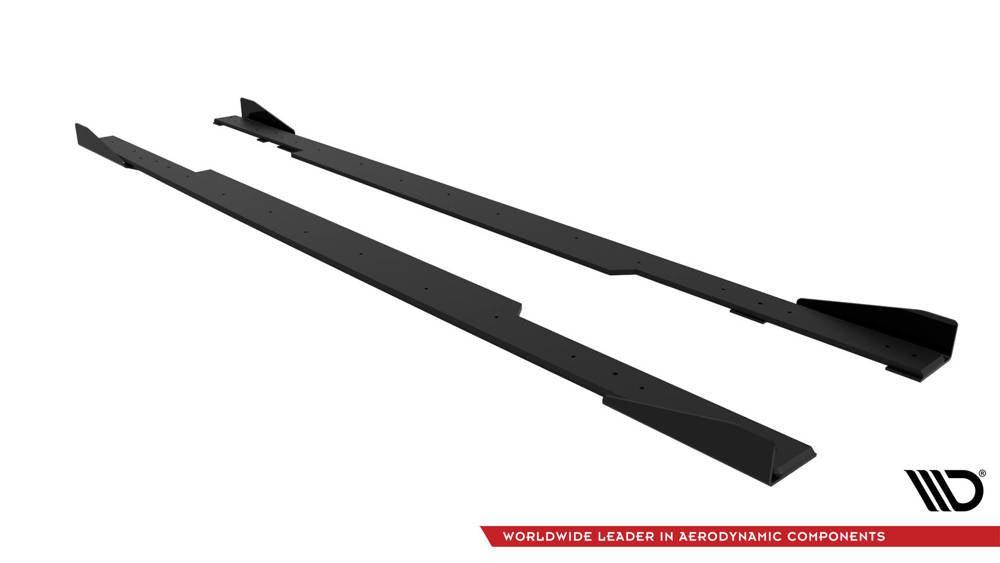 Seitenschweller Erweiterung Street Pro + Flaps für BMW 2 Coupe G42 von Maxton Design