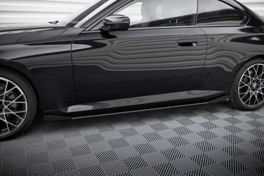 Seitenschweller Erweiterung Street Pro + Flaps für BMW 2 Coupe G42 von Maxton Design