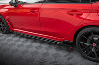 Seitenschweller Erweiterung mit Flaps für Honda Civic X Sport von Maxton Design