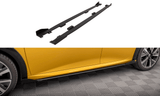 Seitenschweller Erweiterung Street Pro mit Flaps für Peugeot 208 GT MK2 von Maxton Design