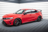 Seitenschweller Erweiterung mit Flaps für Honda Civic X Sport von Maxton Design