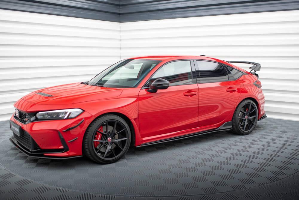 Seitenschweller Erweiterung mit Flaps für Honda Civic X Sport von Maxton Design
