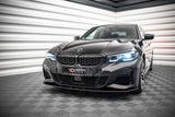 Front Lippe / Front Splitter / Frontansatz Street Pro für BMW 3er G20 / G21 M-Paket von Maxton Design