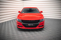 Front Splitter / Cup Schwert / Frontansatz Street Pro für Dodge Charger RT MK7 Facelift von Maxton Design