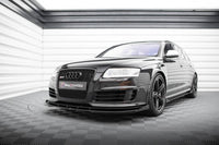 Front Lippe / Front Splitter / Frontansatz Street Pro mit Flaps für Audi RS6 4F von Maxton Design