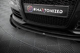 Front Lippe / Front Splitter / Frontansatz Street Pro mit Flaps für Audi RS6 4F von Maxton Design