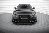 Front Lippe / Front Splitter / Frontansatz Street Pro mit Flaps für Audi A5 S-Line / S5 8T von Maxton Design