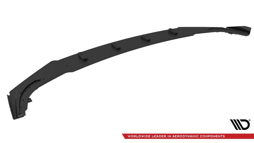 Front Lippe / Front Splitter / Frontansatz Street Pro + Flaps für BMW 2 Coupe G42 von Maxton Design