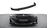 Front Lippe / Front Splitter / Frontansatz Street Pro + Flaps für BMW 2 Coupe G42 von Maxton Design