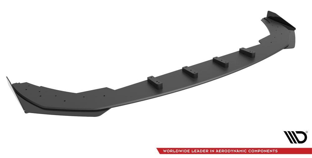 Front Lippe / Front Splitter / Frontansatz Street Pro mit Flaps für BMW 2 Coupe M-Paket / M240i G42 von Maxton Design