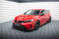 Front Lippe / Front Splitter / Frontansatz mit Flaps für Honda Civic X Sport von Maxton Design