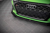 Front Splitter / Cup Schwert / Frontansatz Street Pro mit Flaps für Audi RS3 8Y von Maxton Design
