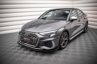 Front Splitter / Cup Schwert / Frontansatz Street Pro Splitter + Flaps V.1 Audi S3 8Y von Maxton Design