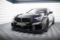 Front Lippe / Front Splitter / Frontansatz Street Pro V.1 mit Flaps für BMW M2 G87 von Maxton Design