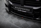 Front Lippe / Front Splitter / Frontansatz Street Pro V.1 mit Flaps für BMW M2 G87 von Maxton Design