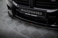 Front Lippe / Front Splitter / Frontansatz Street Pro V.1 mit Flaps für BMW M2 G87 von Maxton Design