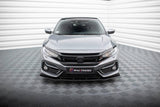 Front Lippe / Front Splitter / Frontansatz Racing V.2 für Honda Civic X Type R von Maxton Design