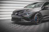 Front Lippe / Front Splitter / Frontansatz Street Pro für VW Golf 8 R von Maxton Design