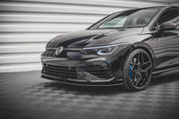 Front Lippe / Front Splitter / Frontansatz Street Pro für VW Golf 8 R von Maxton Design