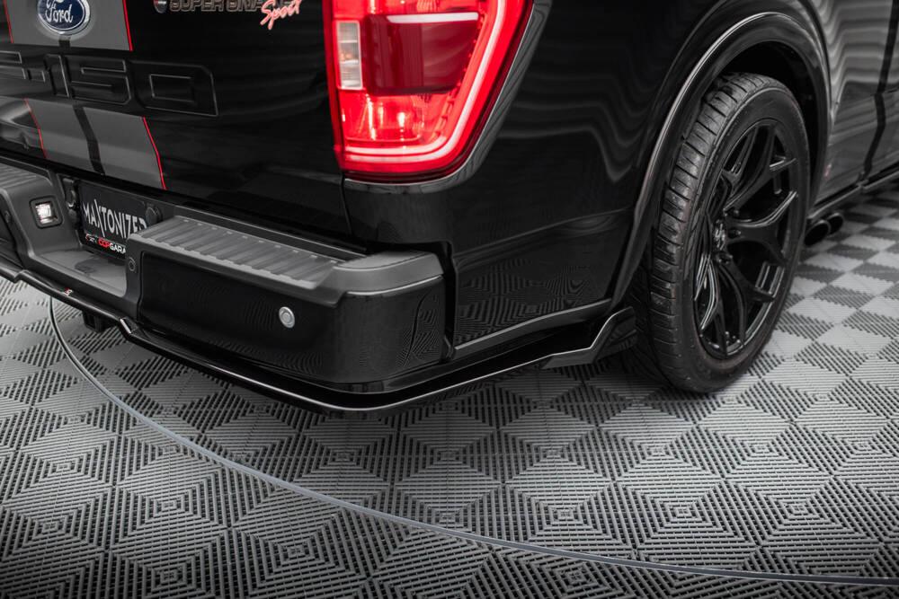 Zentraler Hinterer Splitter für Ford Shelby F150 Super Snake von Maxton Design