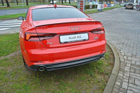 Zentraler Hinterer Splitter mit vertikalen Flaps für Audi A5 F5 S-Line von Maxton Design
