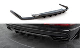 Zentraler Hinterer Splitter für Audi SQ7 4M von Maxton Design