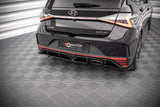 Zentraler hinterer Splitter für Hyundai i20 N BC3 von Maxton Design