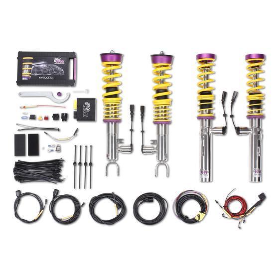 KW DDC - ECU Gewindefahrwerk inox für Porsche Cayenne (92A) 06/2010-