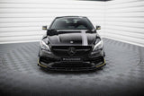 Front Lippe / Front Splitter / Frontansatz Street Pro mit Flaps für Mercedes-Benz CLA 45AMG Aero C117 Facelift von Maxton Design